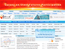 Tablet Screenshot of en.steelhome.cn
